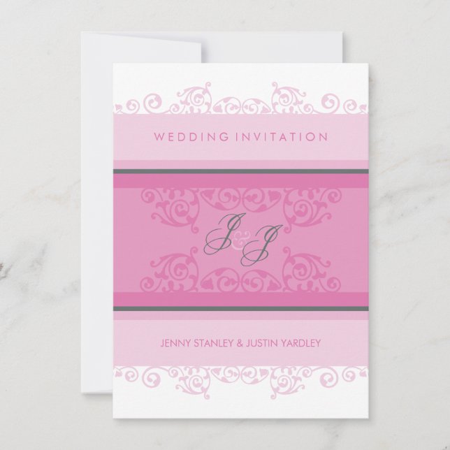 070 Jenny+Justin :: CONVITES DE CASAMENTO: coalhad (Frente)