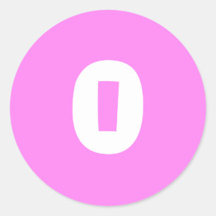 0 pequenos adesivos redondos violetas por Janz