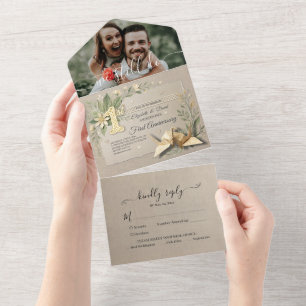 1º Aniversário de Casamento em Papel Corte de Grou