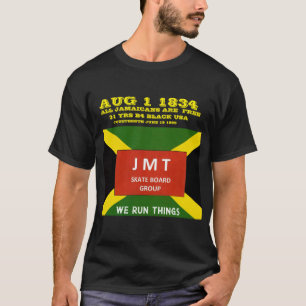 1º de AGO de 1834. JAMAICA GRÁTIS Camiseta Básica