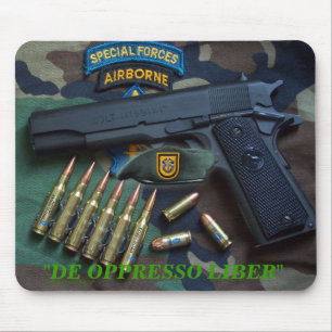 1º forças especiais fort lewis veterano mousepad