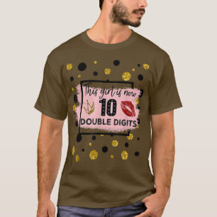 10º Aniversário Camisa Esta Garota Tem Agora 10 Du