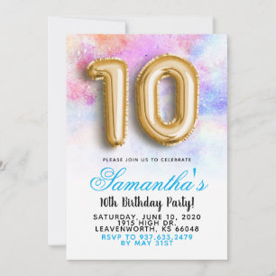 10º Convite à Gradação de Aniversário