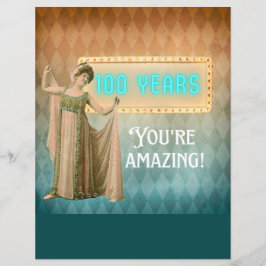 100º Aniversário Cantora Vintage Scrapbook de Aniv