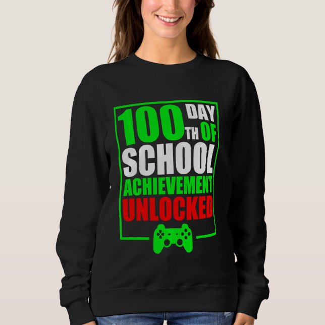 100º Dia De Camisa Escolar Para Crianças Meninas G (Frente)