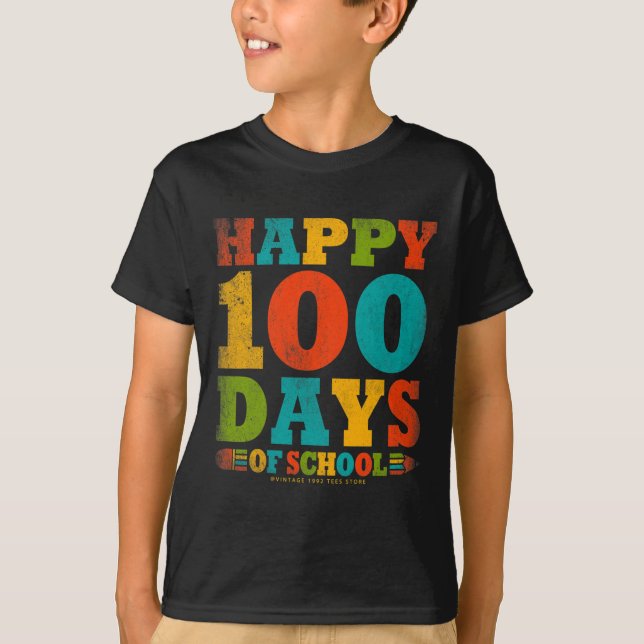 100º Dia De Camisas Escolares Professores De Volta (Frente)