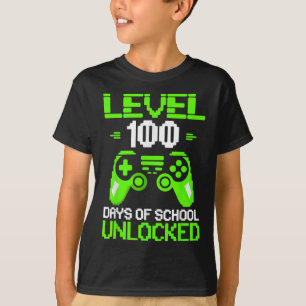 100º Dia De Videos games De Camisas De Escola