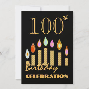 100º e sobre o Convite de festas Dourado de anive
