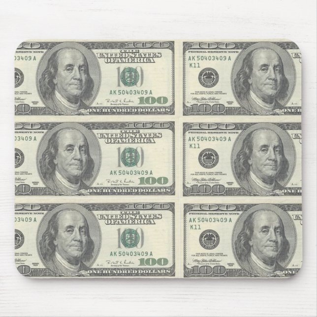 $100 Bill Mousepad (Frente)