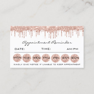 100 Cartões Lembrete de Compromisso Makeup Lash Lu