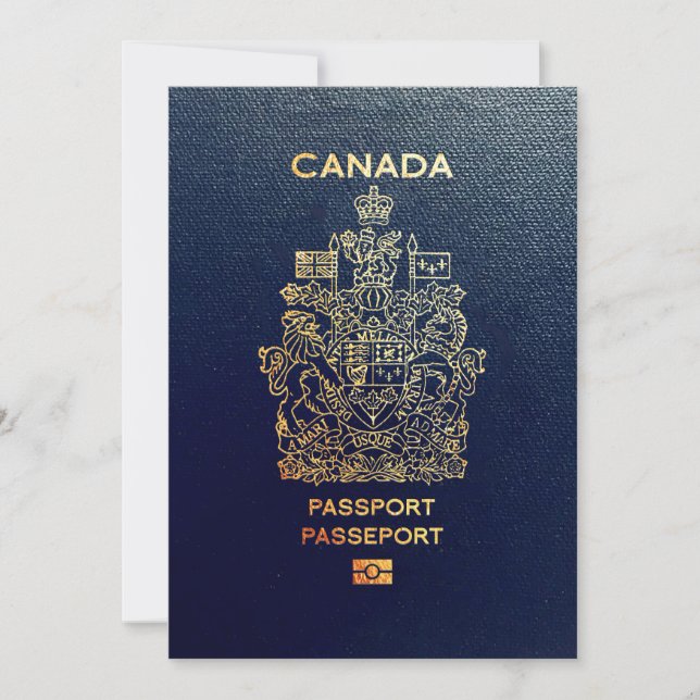 [100] Cobrir de passaporte canadiano (Frente)