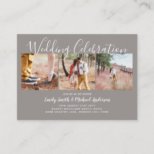 100 Convites de casamento FOTO de orçamento de qua