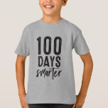 100 dias da camisa da escola<br><div class="desc">Uma razão comemorar! Você fez-lhe 100 dias no ano escolar! Você é agora oficialmente 100 dias mais esperto. Este t-shirt do divertimento é perfeito para estudantes!</div>