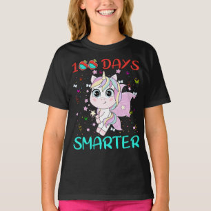 100 dias de camisa de escola meninas Unicórn
