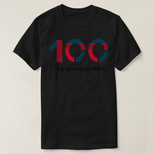 100 dias de camisa escolar (Frente do Design)