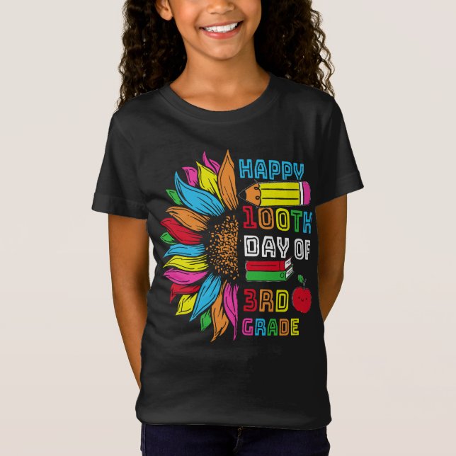 100 dias de camisa escolar, Grau 3 (Frente)