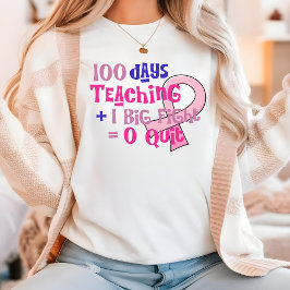 100 dias de camisa na escola, presente para profes