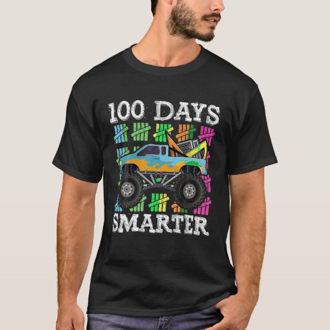 100 Dias De Camiseta Da Escola Monstro Mais Inteli (Frente)