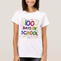 100 dias de Camisetas e presentes escolares