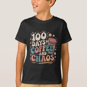 100 Dias De Caos De Café Camisa 100 Dia De