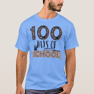 100 Dias De Presença De Camisa Escolar Para Profes