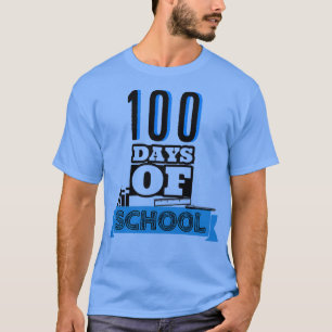 100 Dias De Presença De Camisa Escolar Para Profes