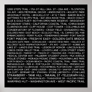 100 lugares -" poster X12 12