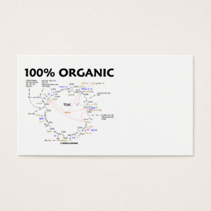 100% orgânico (ciclo de Krebs - ciclo de ácido