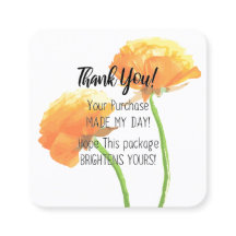 100 pcs. Cartões de agradecimentos plano - Pequena