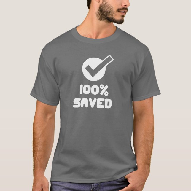 100% salvar o t-shirt (Frente)