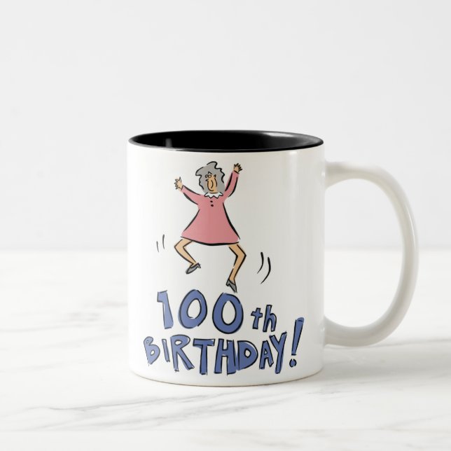 100th Caneca dos presentes de aniversário (Direita)