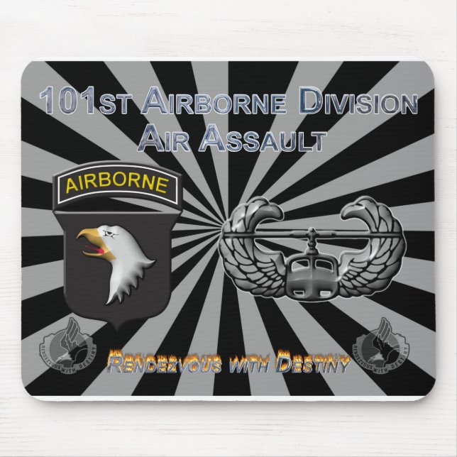 101ª Divisão Aerotransportada Presente Mouse Pad (Frente)