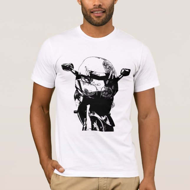 #102Z Yamaha FJR 1300 inspirou o t-shirt (Frente)