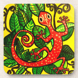 106 - Porta-copos Red Gecko