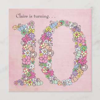 10.º Convite Personalizado de Festa de aniversario