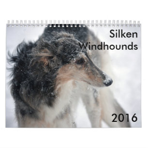 10 2016 calendários macios de Windhounds