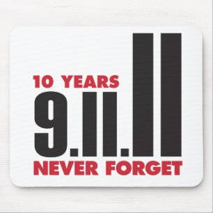 10 anos aniversário o 11 de setembro Mousepad