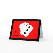 10 Anos É Um Grande Negócio! Cartão de Aniversário
