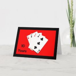 10 Anos É Um Grande Negócio! Cartão de Aniversário