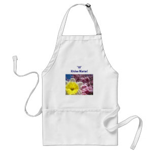 "10" Avental Kitchen Warrior Flores & Blossomos