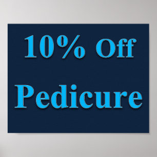10% de Matte de Poster de Pedicure