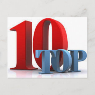 10 principais cartões postais