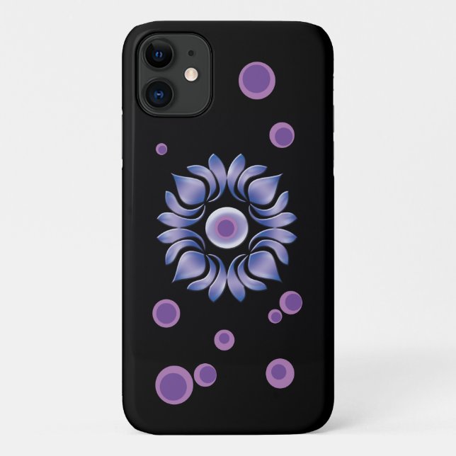 11 Capa Blue lotus Case-Mate para iPhone (Verso)