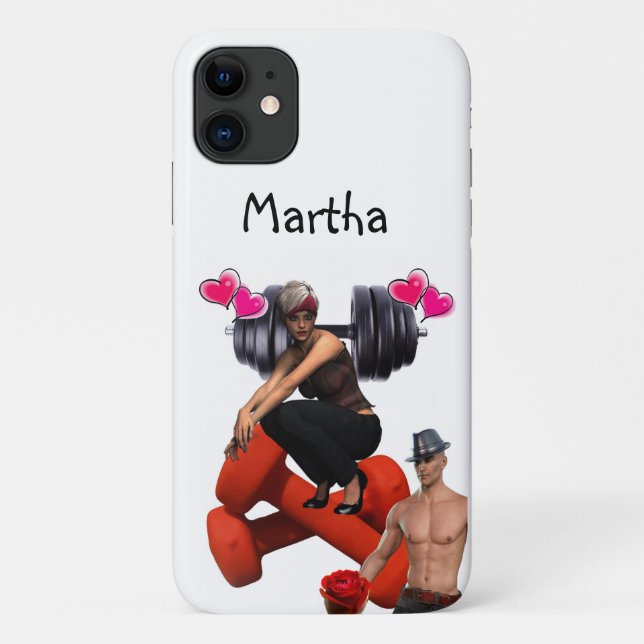 11 Capa de Iphone para Academia (Verso)