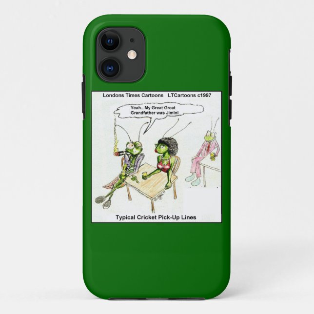11 Capa engraçada de Cricket para iPhone 5 (Verso)