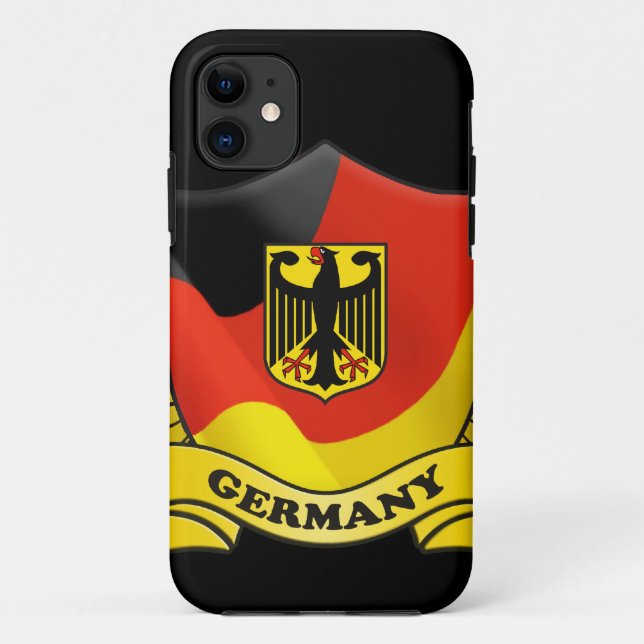 11 Capa para iPhone 5 com a Bandeira da Alemanha (Verso)
