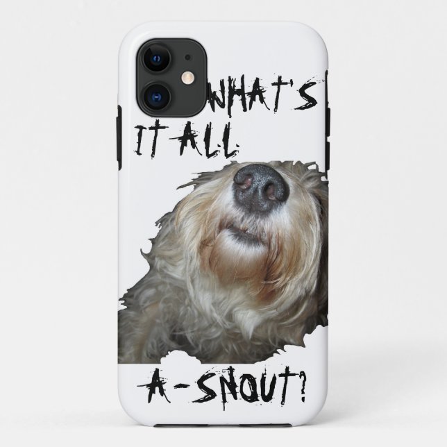 11 Capa para iPhone 5 do cachorro "O QUE É QUE O FOCI (Verso)