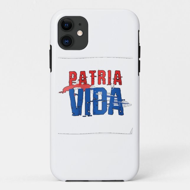 11 Capa para iphone Patria y vida (Verso)