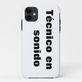 11 Capa para iphone técnico en sonido