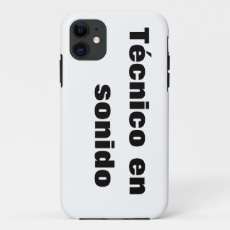 11 Capa para iphone técnico en sonido